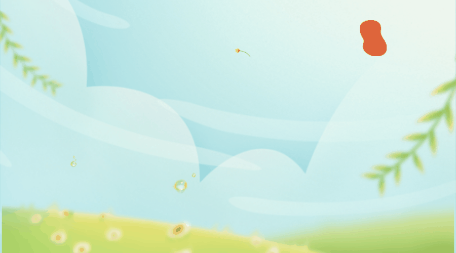 动态清新手绘春分节气祝福横版图文配图