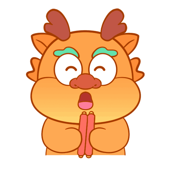 插画风马年祝福问候表情包