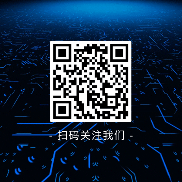 蓝色科技方形动态二维码