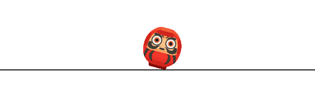 趣味不倒翁日式分割线