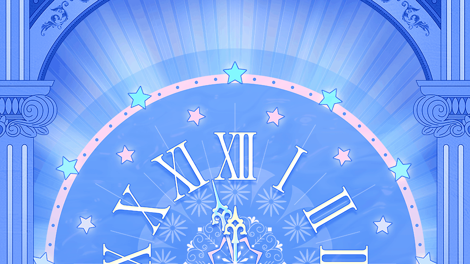 手绘插画风元旦新年跨年祝福动态横版海报