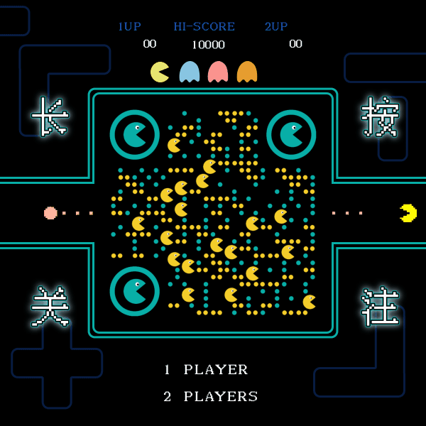 像素风游戏创意动态二维码