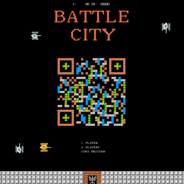 像素风游戏创意动态二维码