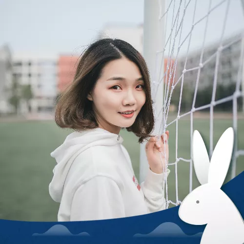 玉兔矢量插图中秋节头像