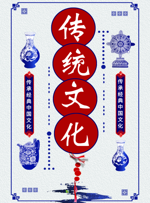 文艺复古风传统文化海报
