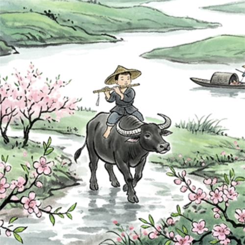 水墨风清明节气祝福公众号推送小图