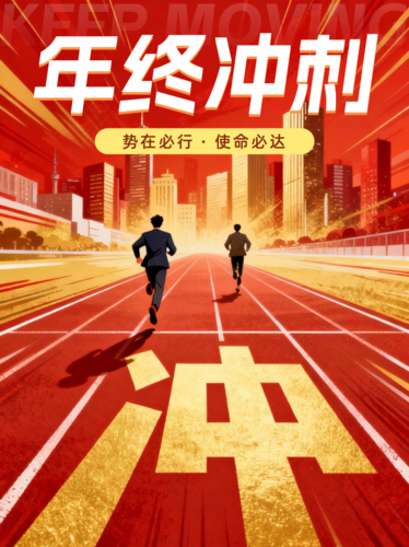 红金风年终冲刺小红书配图