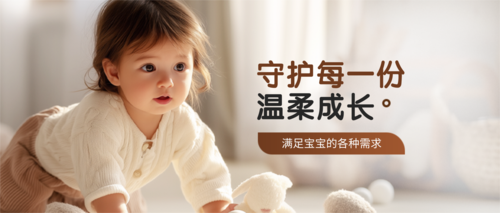 简约图文风母婴产品宣传公众号推送首图