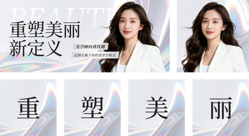 质感风人物宣传公众号推送套装