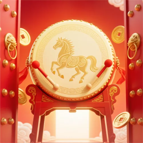 红金风新年开门红公众号推送小图