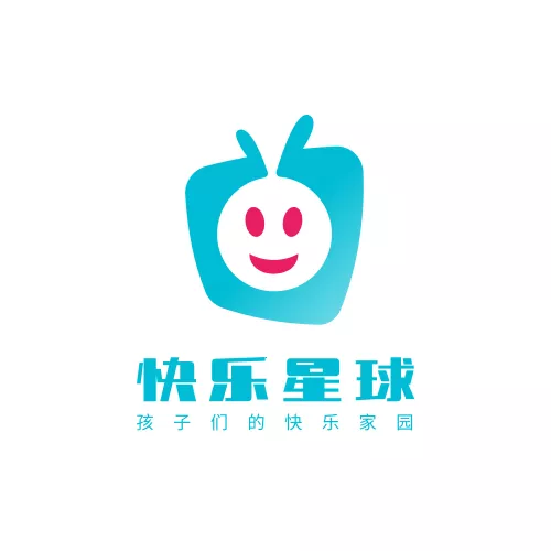 清新渐变儿童乐园LOGO