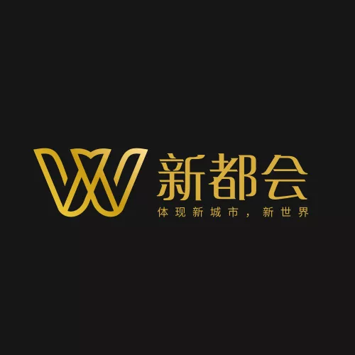 渐变金休闲会所LOGO