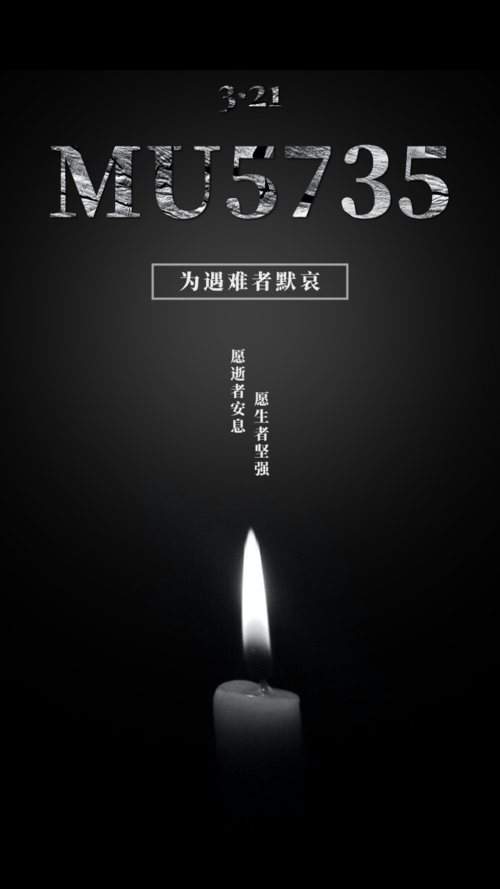 东航MU5735空难手机海报