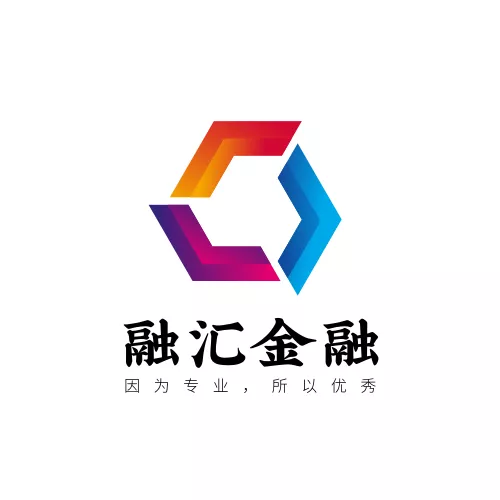三色渐变金融理财公司LOGO