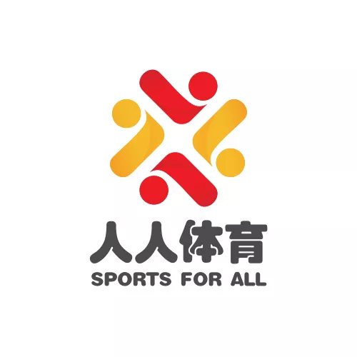 红黄色体育机构LOGO