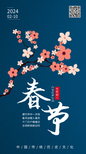 经典中国风春节节日海报