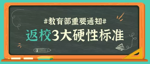 广东省学校开学通知公告公众号推送首图