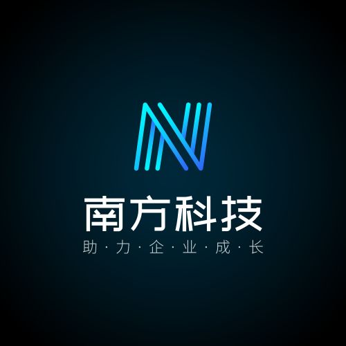 蓝色科技企业品牌logo