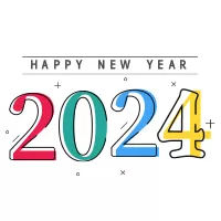 简约新年公众号小图