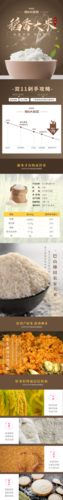 双十一-食品稻香大米详情页