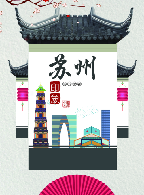 中国风旅游宣传活动海报