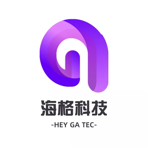 科技公司渐变风logo