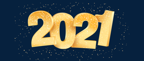 简约大气2021新年公众号推图